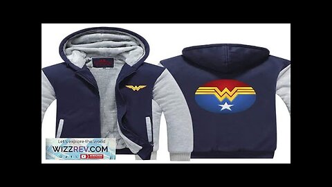 Wonder Woman Printing Original Logo Nice Hooded Jacket Review