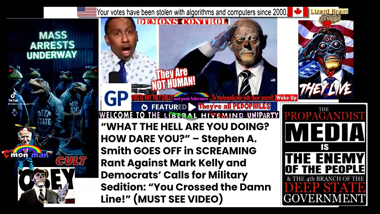 Stephen A. Smith GOES OFF in Rant Against Mark Kelly and Democrats’ Calls for Military Sedition