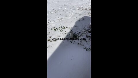 Jesus Calling January 27th