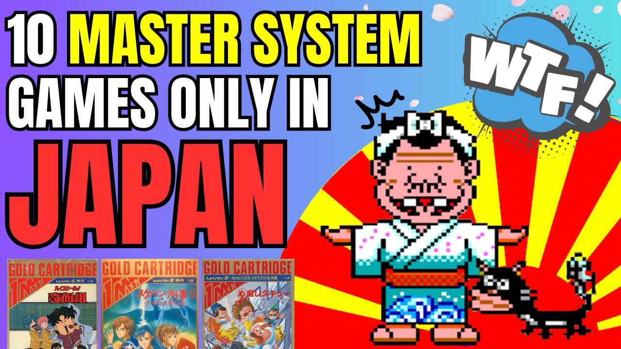 JAPAN Master System Games That Never Released Anywhere Else!