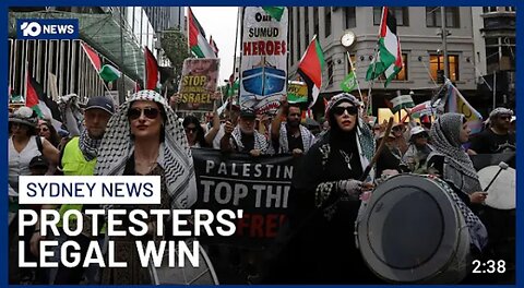Sydney pro-palestine protestors win in court with huge legal votes