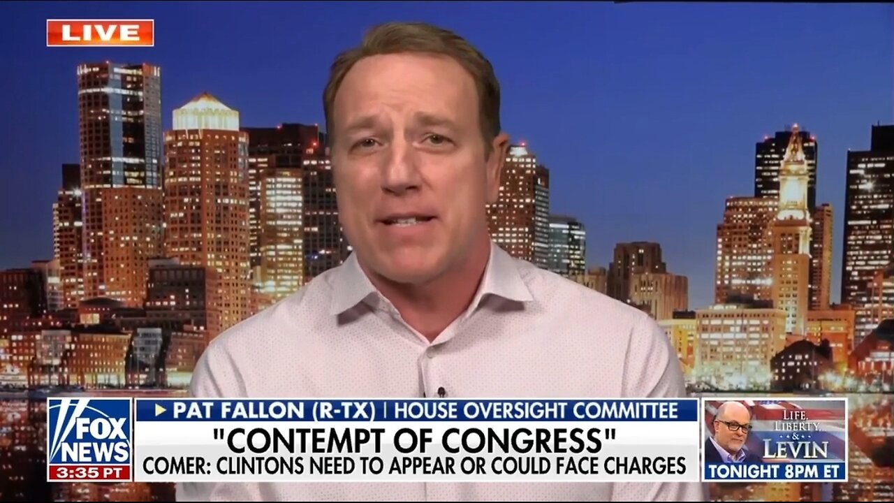Rep Pat Fallon: Epstein Is A DEMOCRAT Issue