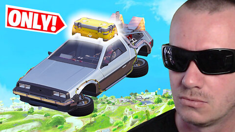 The DELOREAN CHEST Challenge In FORTNITE WINTERFEST