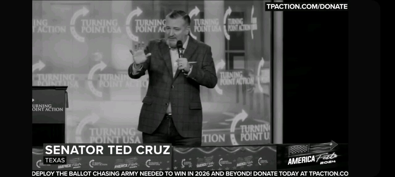 Senator Ted Cruz At Charlie Kirks AmericaFest 2025