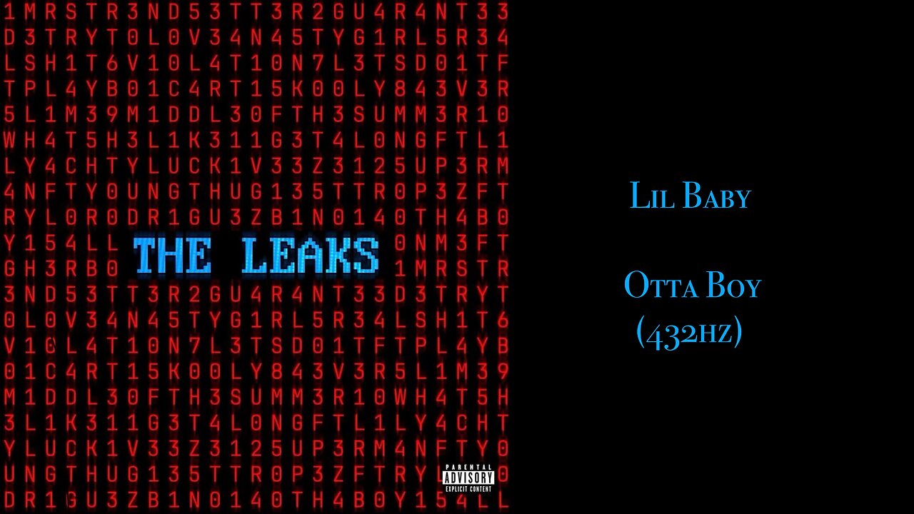 Lil Baby - Otta Boy (432hz)