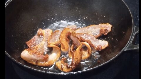 Cooking Bacon In A Small WOK