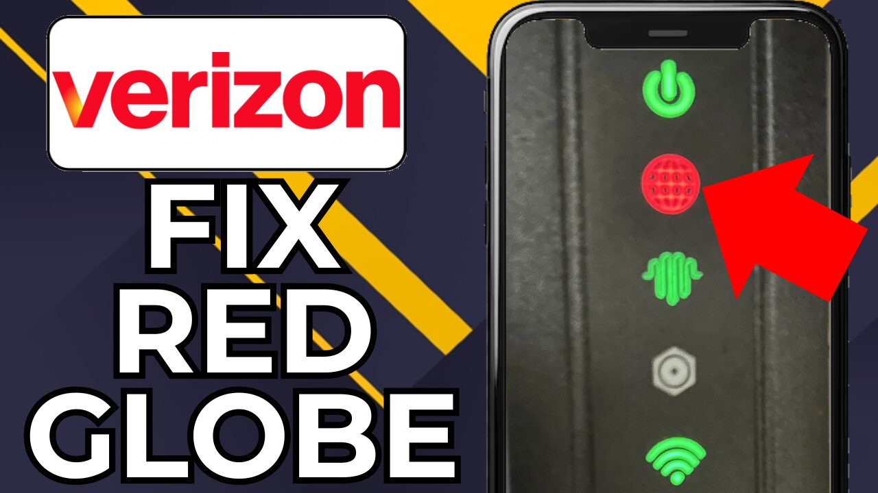 HOW TO FIX RED GLOBE ON VERIZON ROUTER