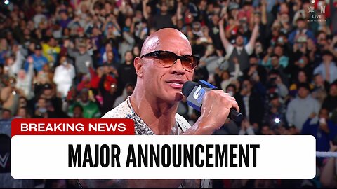 Rock Makes Big WrestleMania Announcement