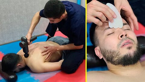ASMR Head, Face & Back Massage with ASMR Tools