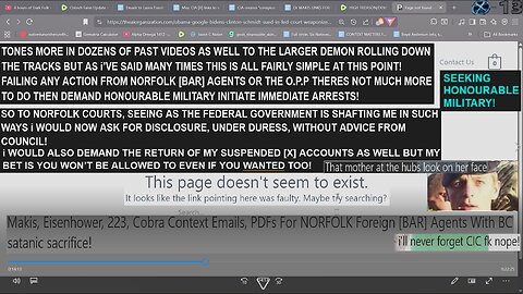 Makis, Eisenhower, 223 Cobra Context Emails/PDFs For NORFOLK Foreign [BAR] Agents With BC Sacrifice!