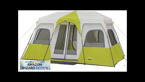 CORE 12 Person Instant Cabin Tent 3 Room Huge Tent Review