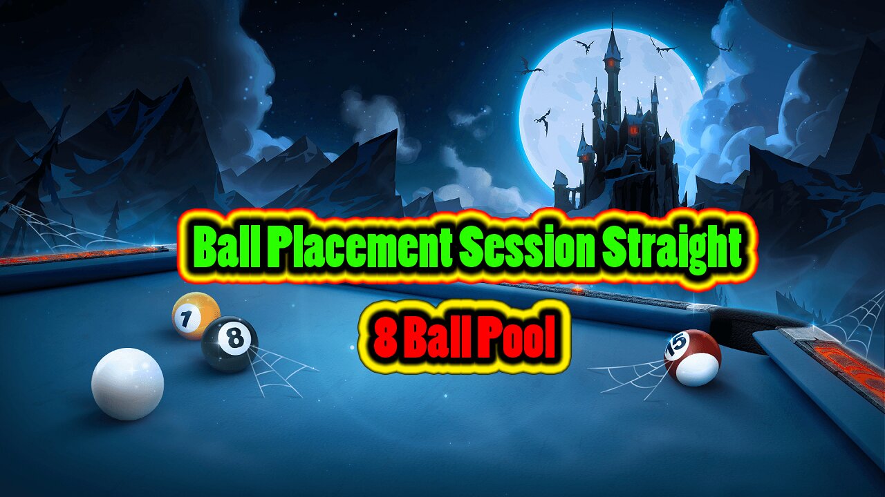 ✨ Ball Placement Session – Straight Gameplay 8 Ball Pool
