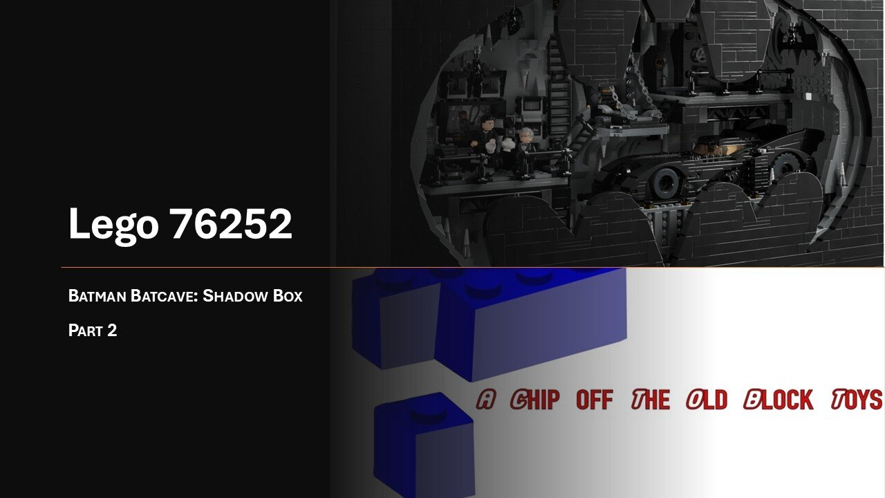Building Lego 76252 Batman Batcave-Shadow Box Set-Part 2