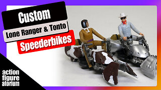 Custom Lone Ranger & Tonto Speeder Bikes | Design Paint Build