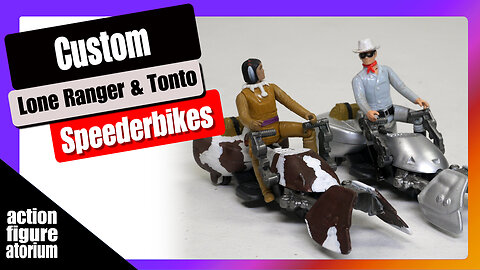 Custom Lone Ranger & Tonto Speeder Bikes | Design Paint Build