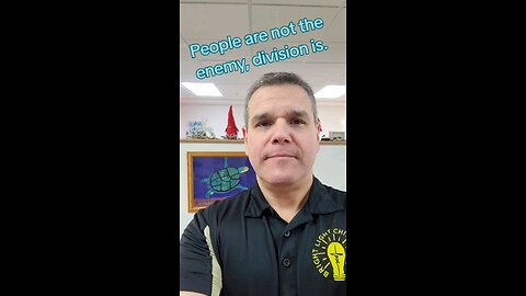 People are not the enemy, division is.