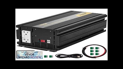 VEVOR Power Inverter 2000W 4000W 12V DC to 110V 120V AC GFCI Review