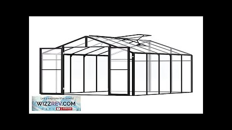 VEVOR Polycarbonate Greenhouse 8 x 10 Ft Outdoor Walk-in Greenhouse for Garden Review