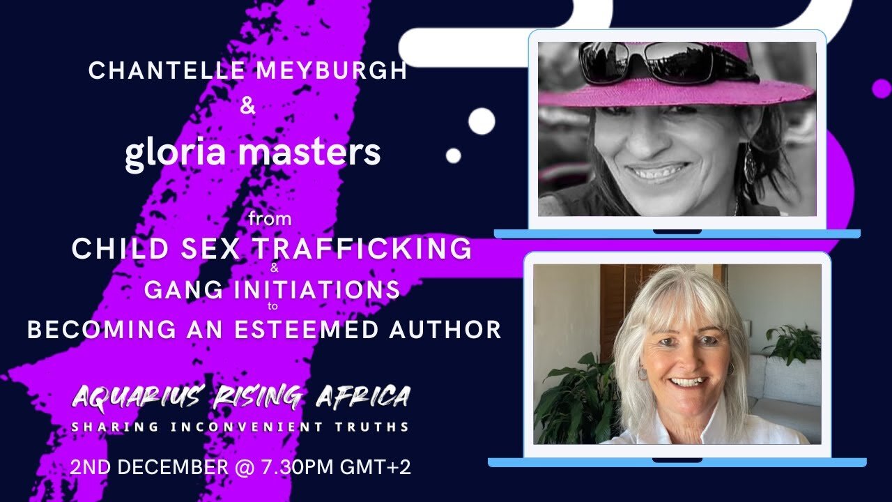 GLORIA MASTERS on CHILD SEX TRAFFICKING, GANG INITIATIONS & BECOMING AN ESTEEMED AUTHOR