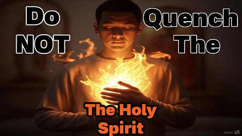 🔥 DON'T QUENCH THE HOLY SPIRIT! 🔥 (What it Means & How to Avoid it)