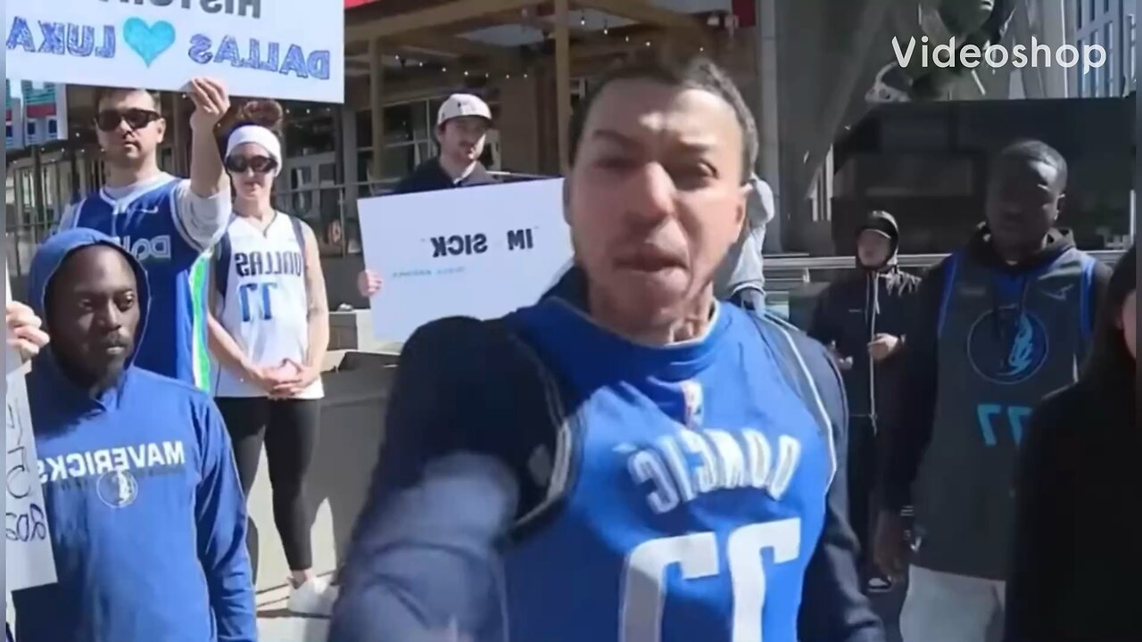 Mavs fans caught on video crashing out!