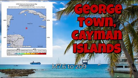 M 7.6 - 209 km SSW of George Town, Cayman Islands