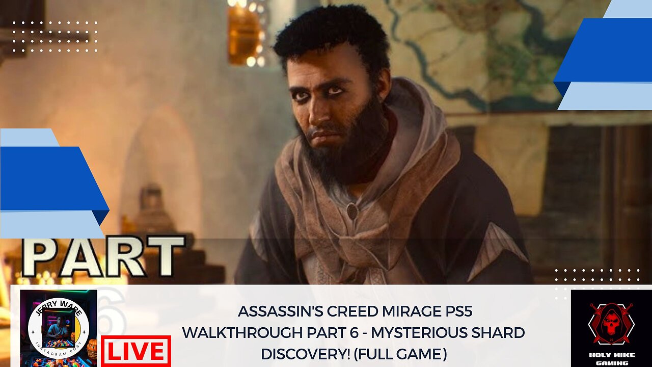 Assassin's Creed Mirage PS5 Walkthrough Part 6 - Mysterious Shard Discovery! (FULL GAME)