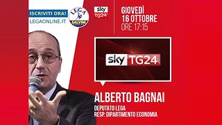 🔴Interventi dell'On. Alberto Bagnai, Responsabile econ. Lega, ospite a SkyTg24 Economia (16.10.2025)
