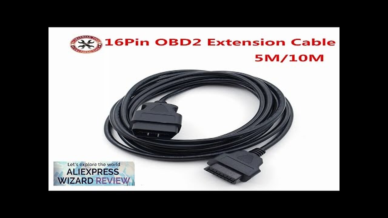 16Pin OBD2 Extension Cable 5m/10m ELM327 ODB2 16 Pin ELM327 OBD II Review