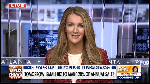 SBA's Kelly Loeffler: Small Business Confidence Is SOARING