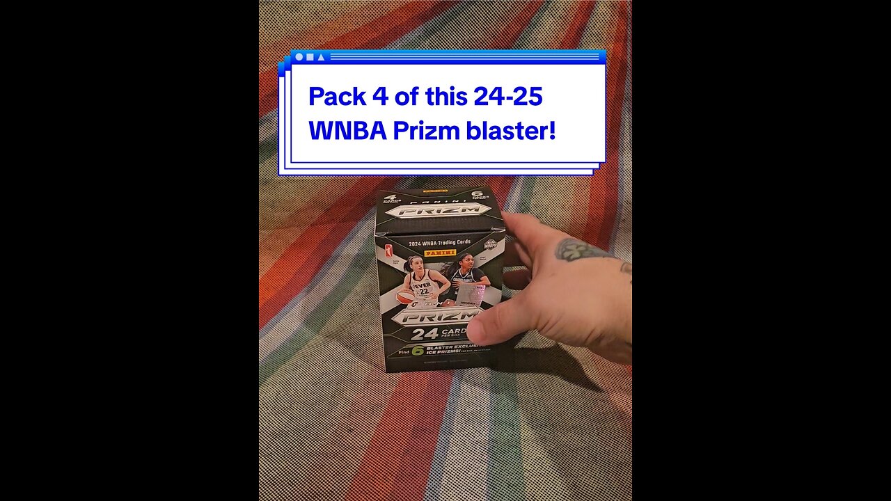 Pack 4 of this 2024-25 WNBA Prizm blaster