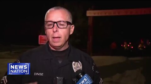 According to Los Angeles police, local residents apprehended a suspected arsonist