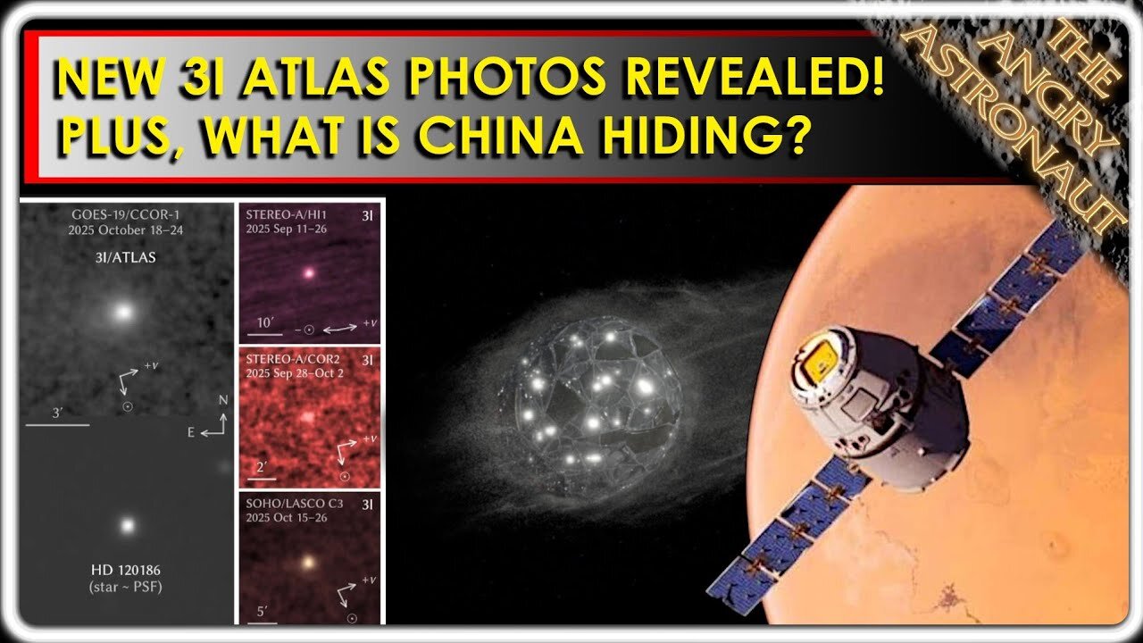 NEW 3I ATLAS PHOTOS! PLUS, what is China hiding about this interstellar visitor??