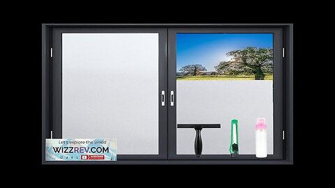 Frosted Glass Window Film with ToolsReusable Window Privacy FilmStatic Clings Window Film Review