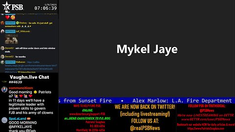 2025-01-09 07:00 EST - Patriots Soapbox AM: with MykelJaye