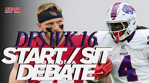Fantasy Football Consistency Show — Week 16 Start/Sit & Playoff Survival Guide