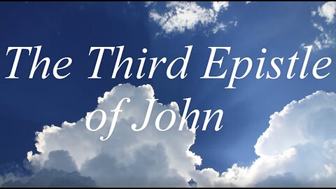 The Third Epistle of John | KJV