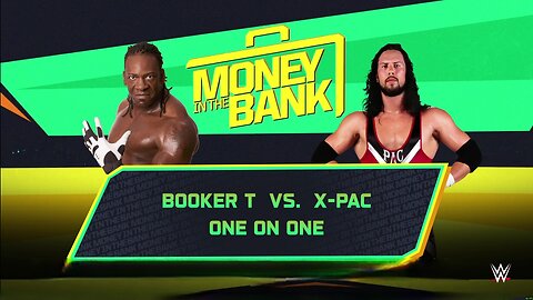 WWE 2k25 Booker T vs X-Pac