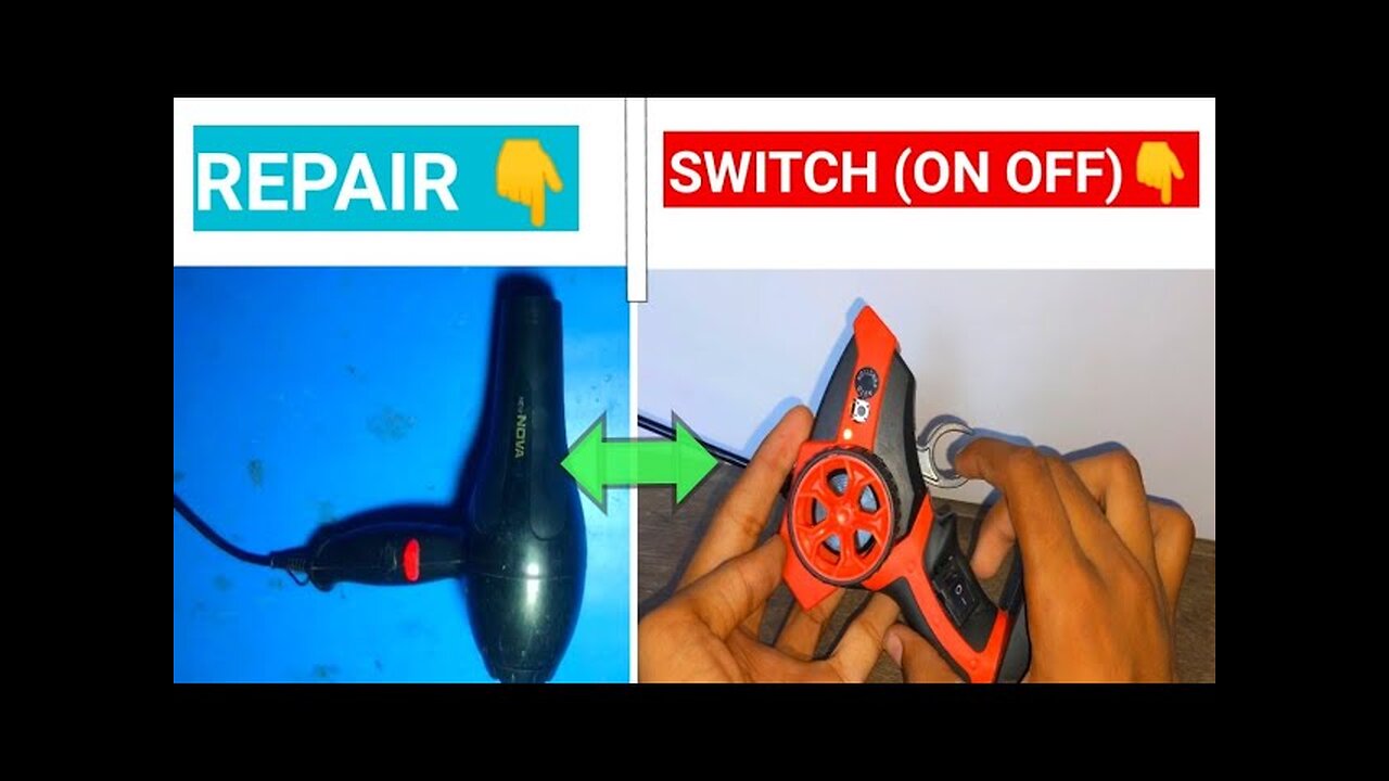 Hair machine repair and Buttons installed in remote control car remote