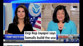 Dem Rep Pramila Jayapal says USA was build by somalis