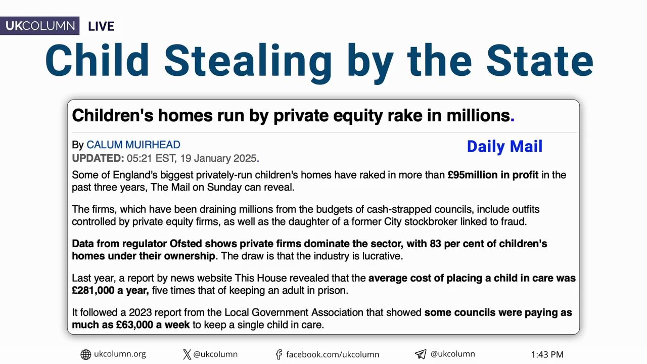 Child Grooming Inquiry: Starmer Abstained - UK Column News