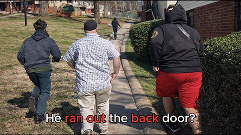 Pred ESCAPES through his back door!