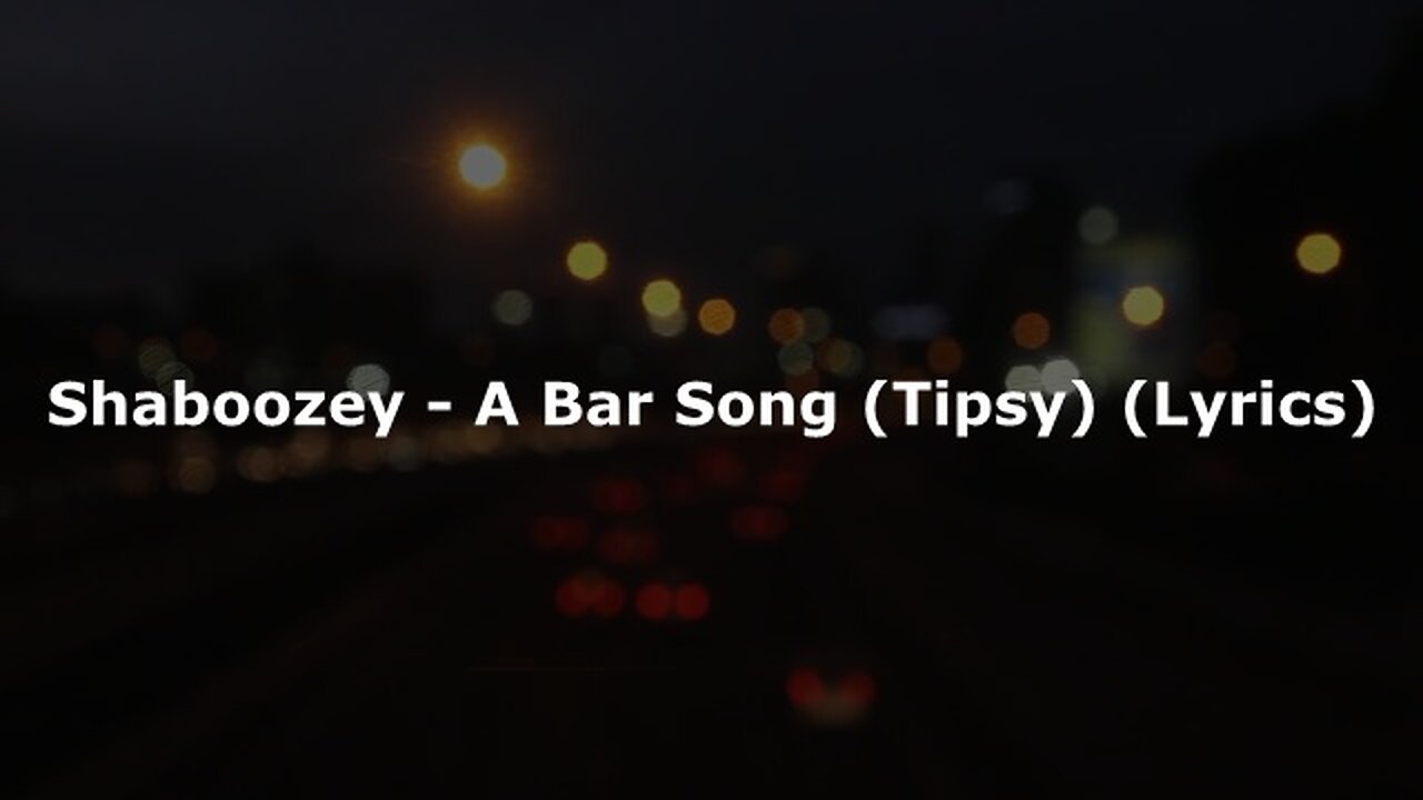 Shaboozey - A Bar Song (Tipsy) (Lyrics)