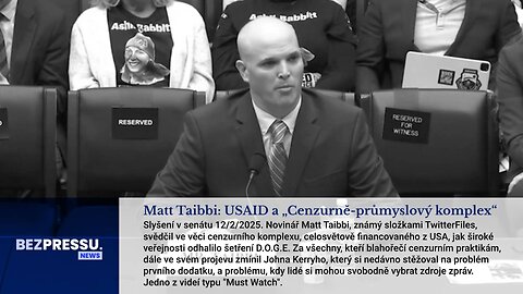 Matt Taibbi: USAID a „Cenzurně-průmyslový komplex“