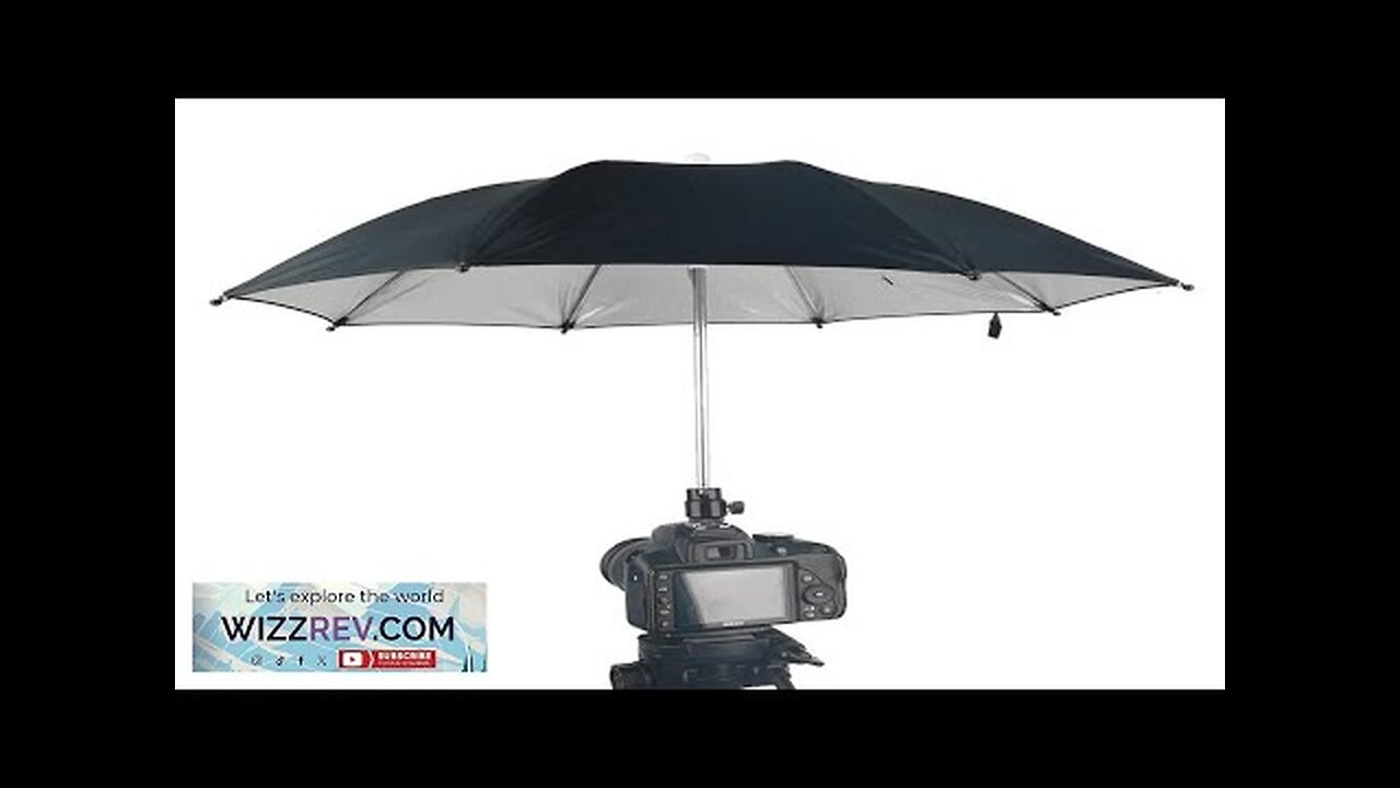 1PC 26/50CM Black Dslr Camera Umbrella Sunshade Rainy Holder For General Camera Review