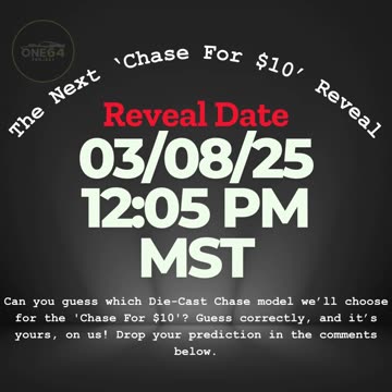 Guess the Chase For $10 Die-Cast Model & Win It FREE!