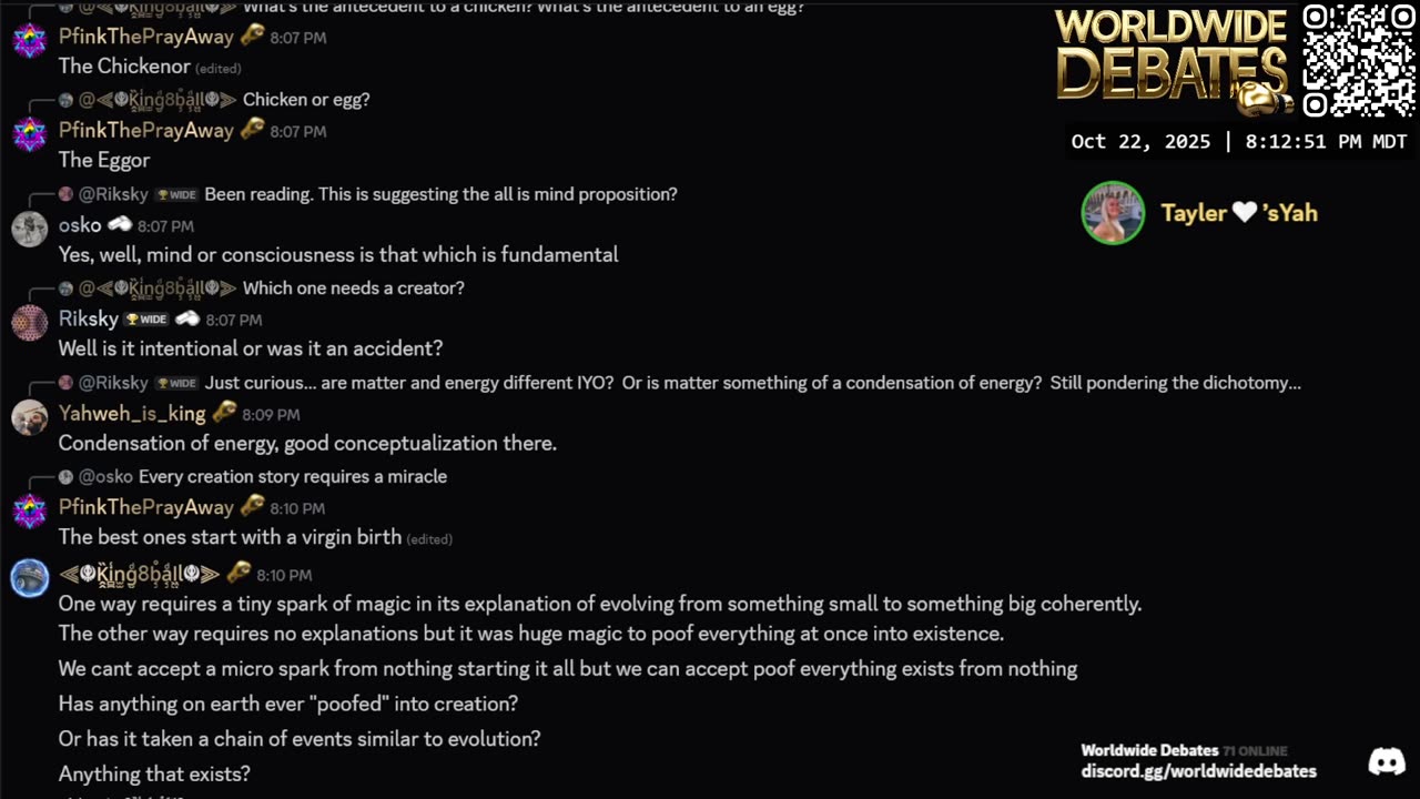 0126 WIDESTREAM - Worldwide Debates - YouTube/Twitch/Rumble