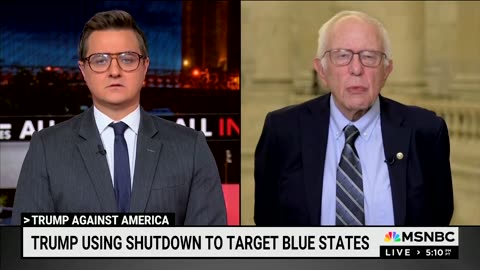 Bernie Sanders Blames ‘Megalomaniac’ Trump For Shutdown And Predicts Mass Death