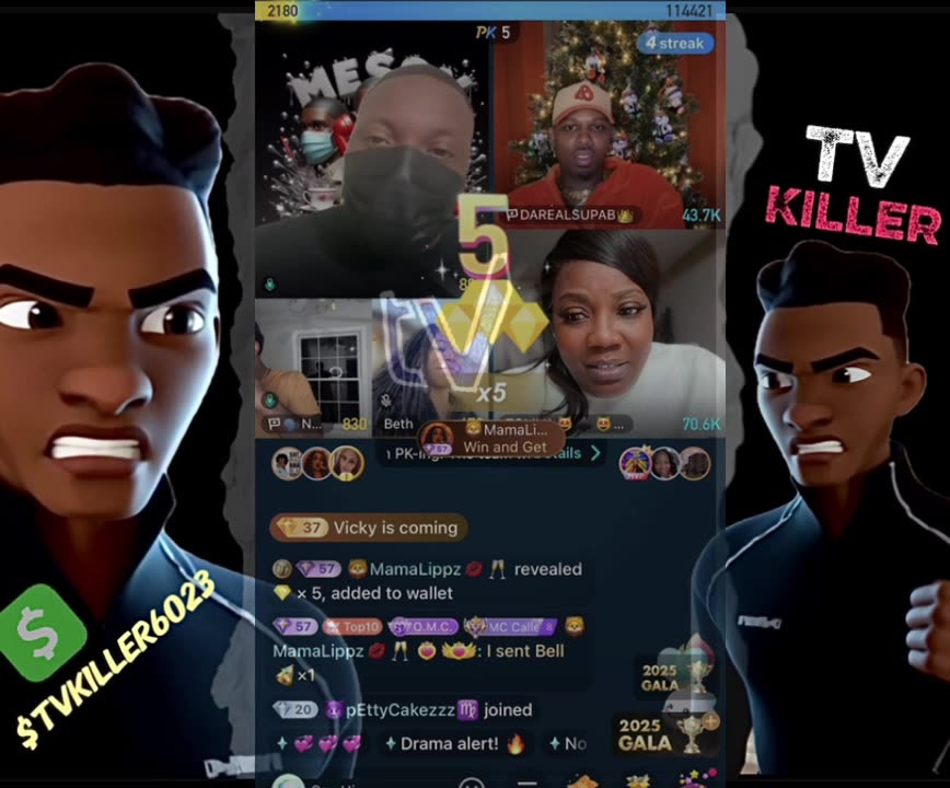 MESSY CALLER & TOMIKAY GOES TO WAR MESSY GETS MESSY