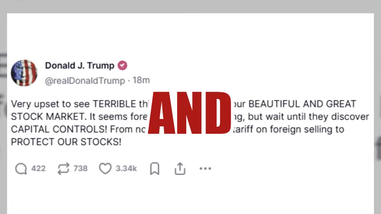 Fact Check: FAKE Truth Social Screenshot Shows Trump Threatening Capital Controls And Tariffs